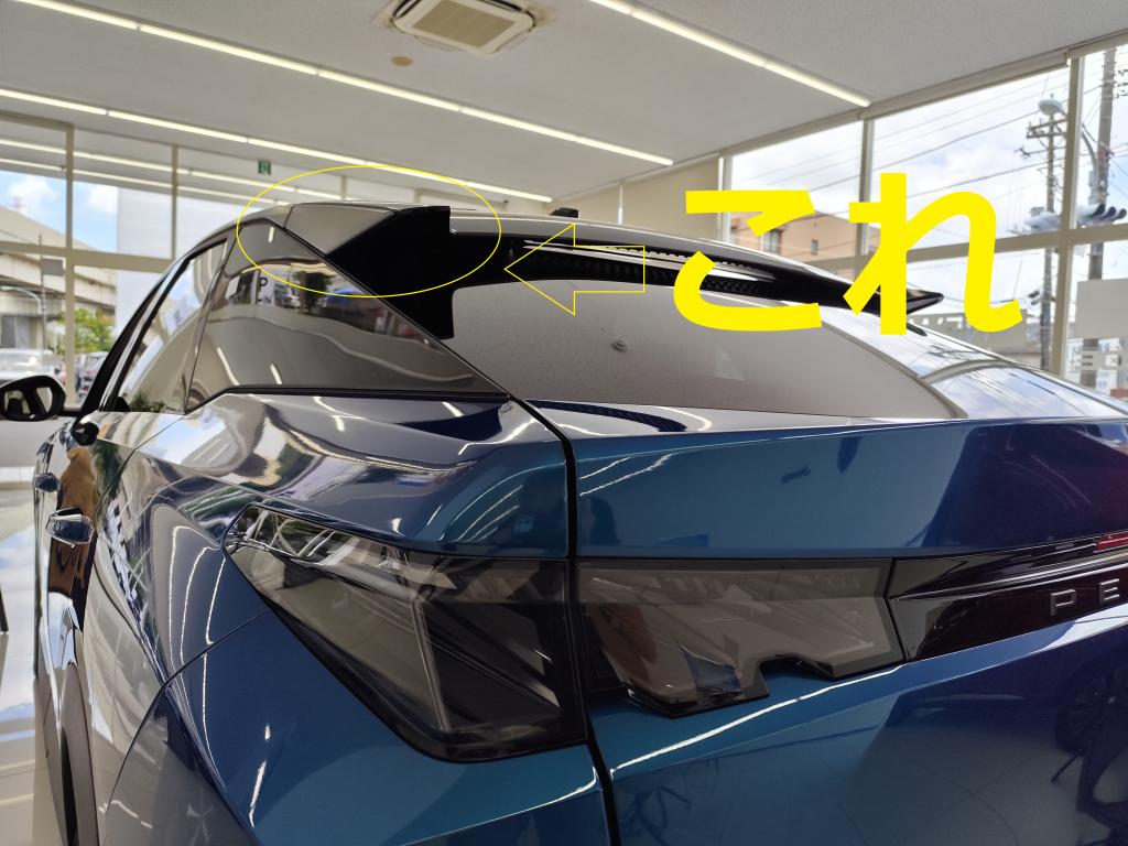 New 3008の猫耳
