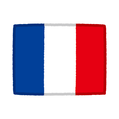 フランス国旗みたいな感じ！
